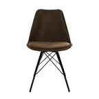 Chair Velvet - Coffee Brown