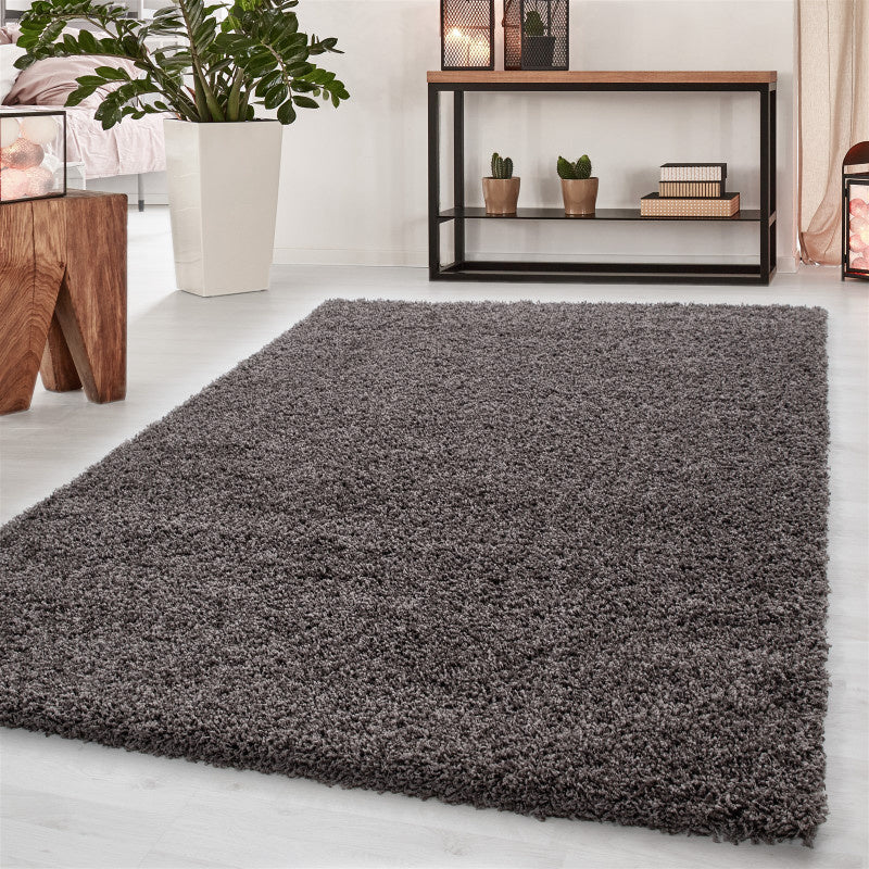 High pile floor rug - Sade Taupe