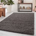 High pile floor rug - Sade Taupe