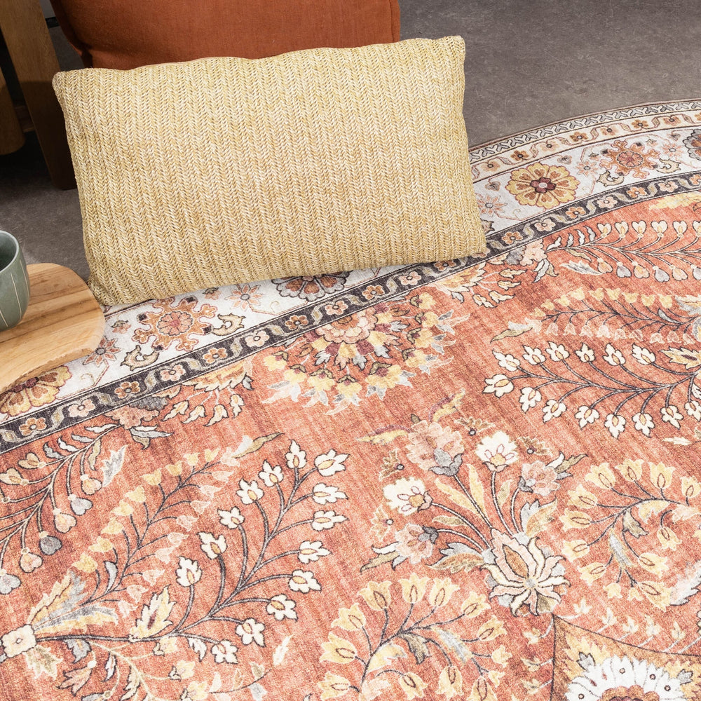 Oval Vintage Outdoor Rug - Santo Flora Terra
