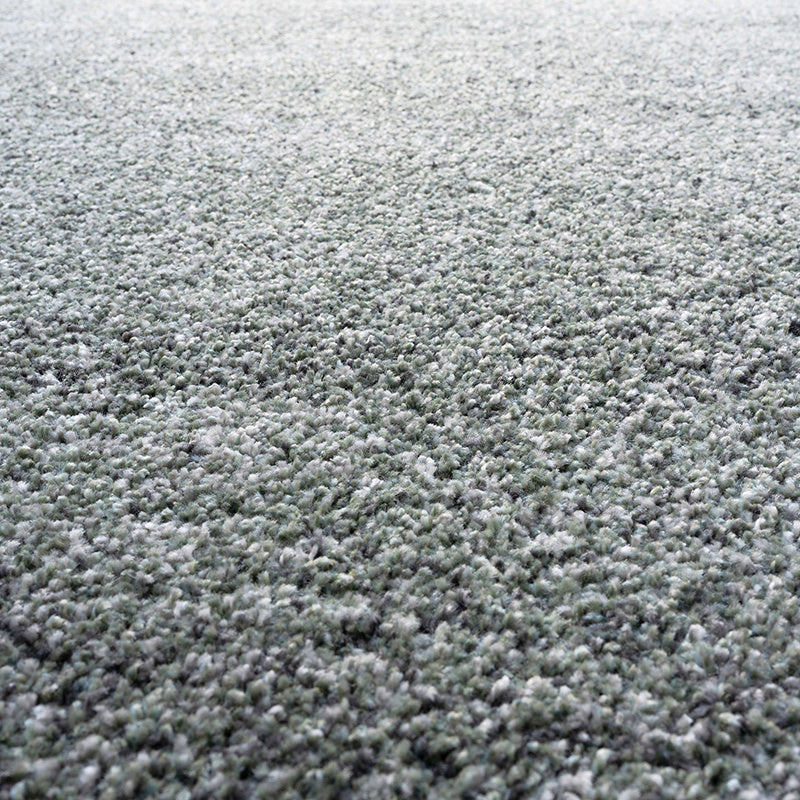 High-pile floor rug - Myla Green/Light Grey 4747