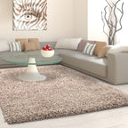 High-pile area rug - Life Beige