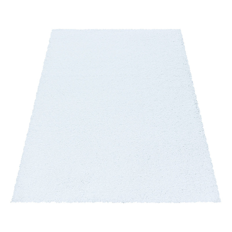 High-pile floor rug - Softy White