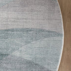 Round Modern Rug - Field Green