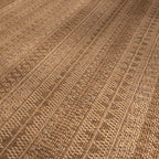 Jute Outdoor Rug - Mavi Stripes Cream/Brown