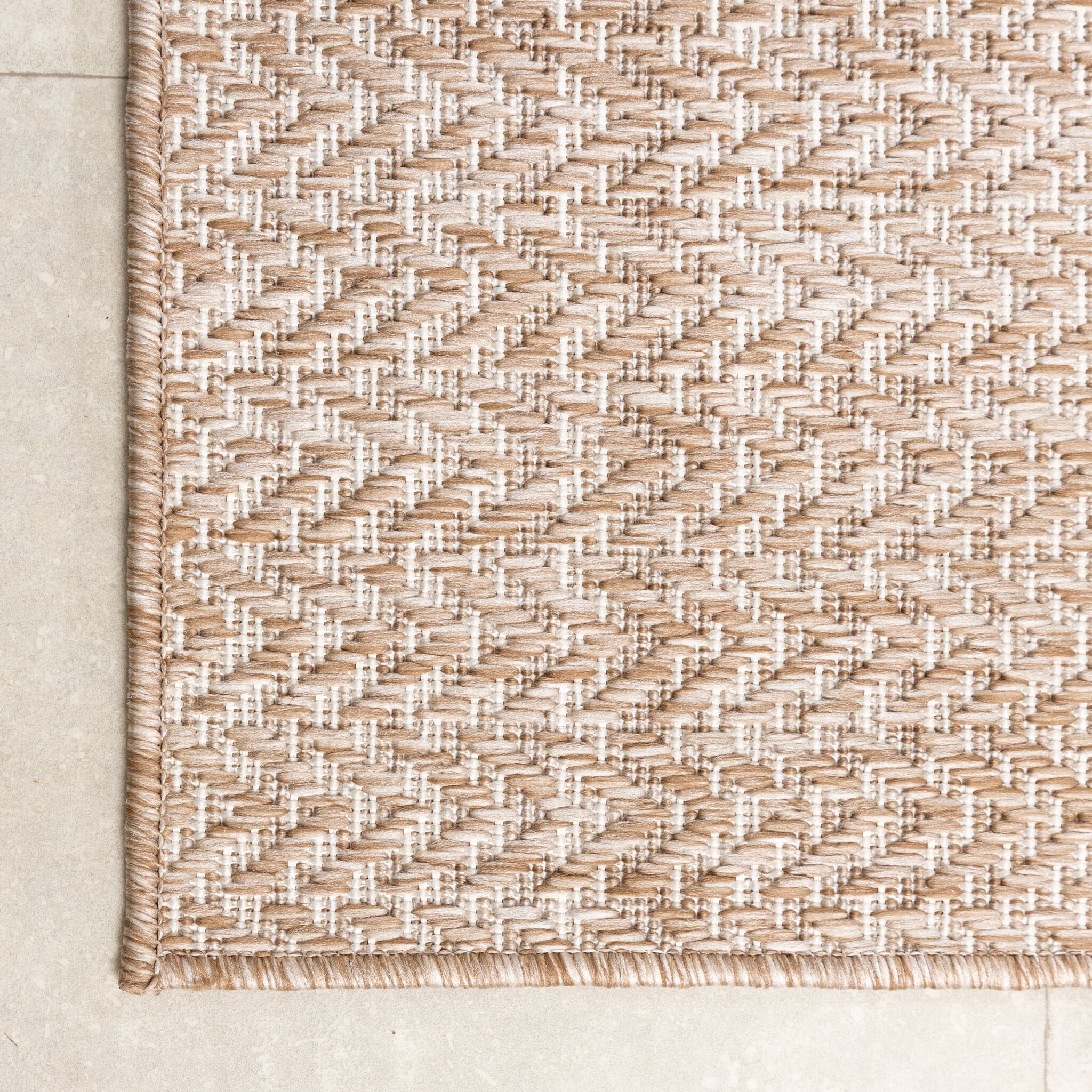 Jute Outdoor Rug – Nusa Lines Beige