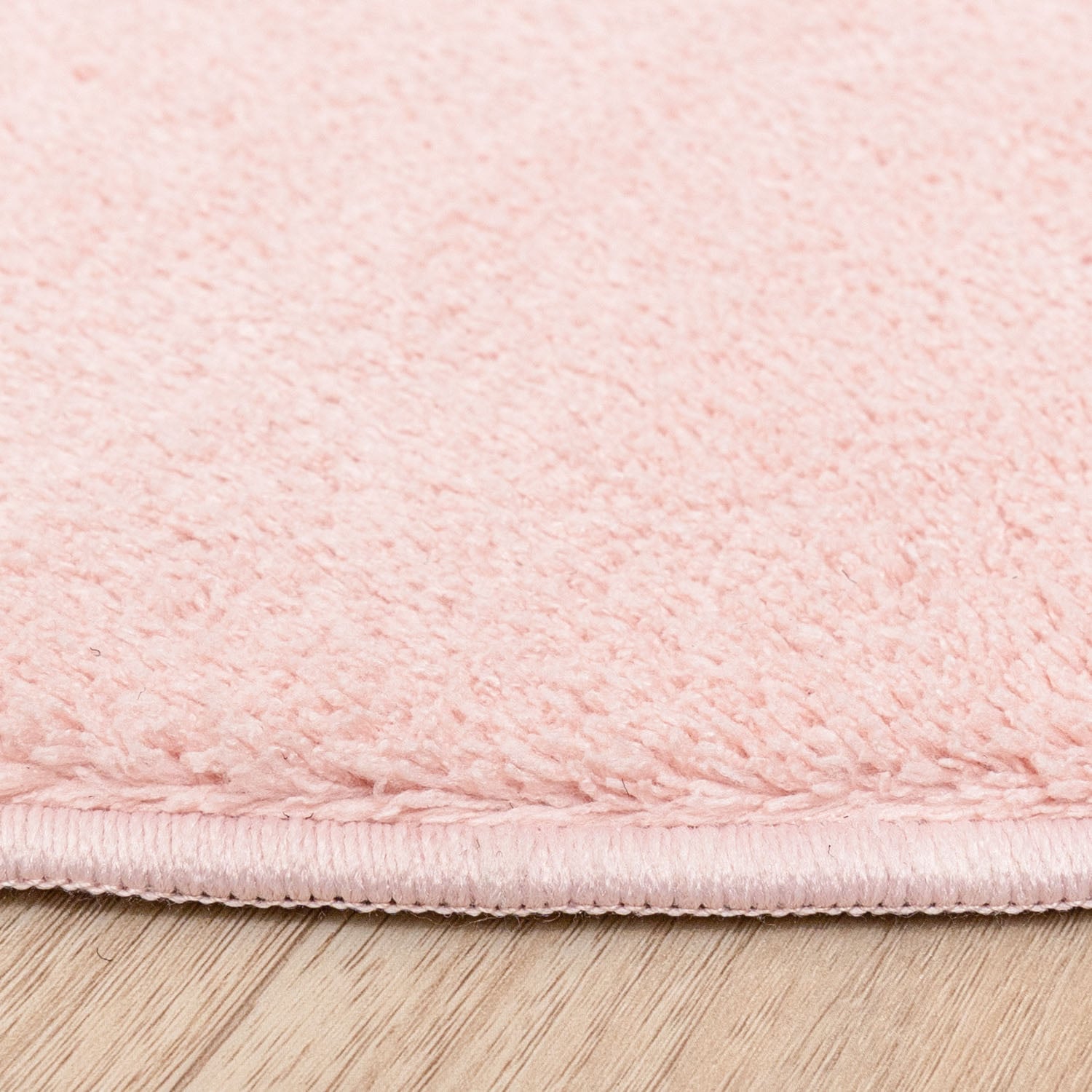 Round Washable Rug - Vivid Pink