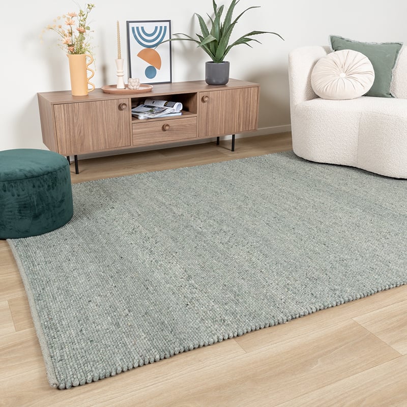Wool Rug - Wise Green