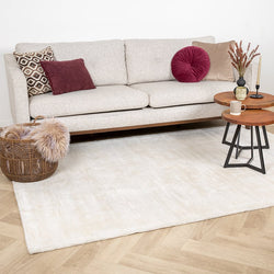 Viscose Rug - Pearl Cream