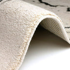 Modern Rug - Flash Lines Cream/Black