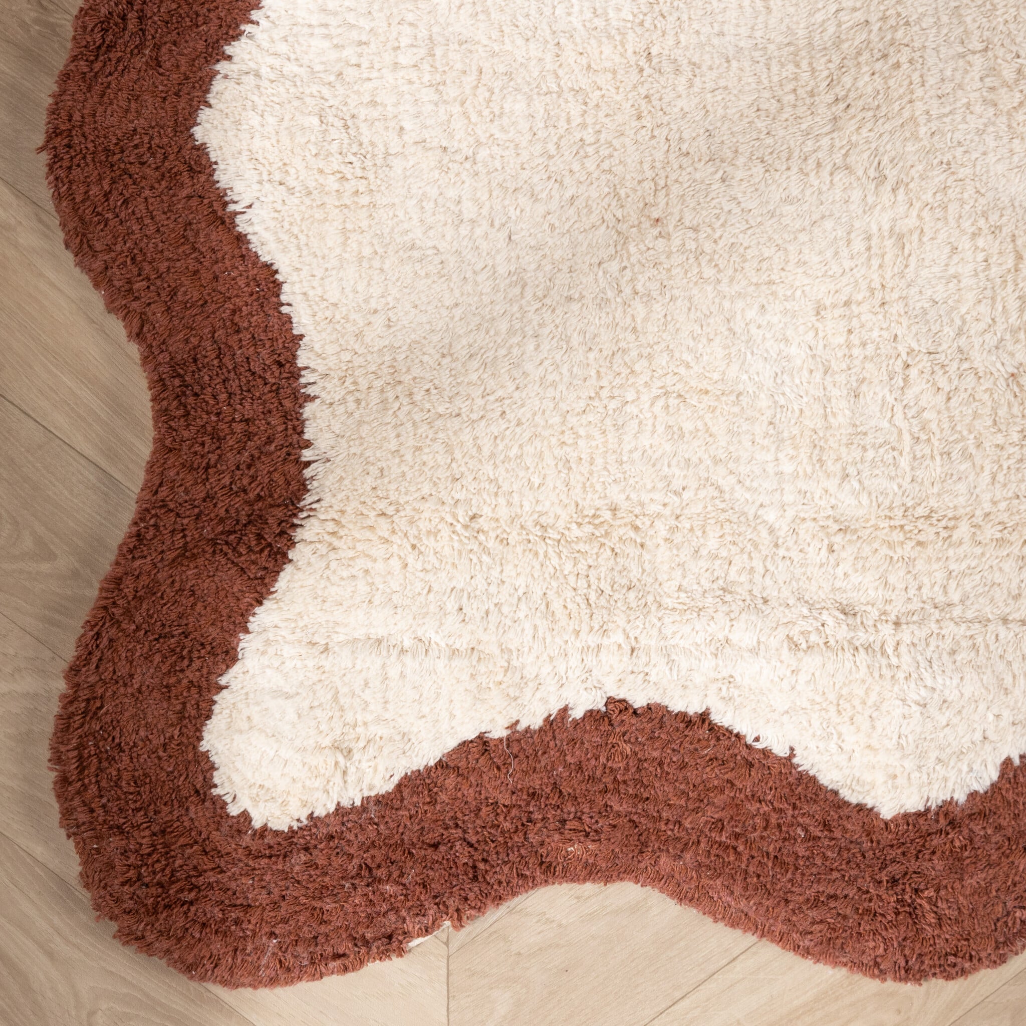 Washable Runner – Hazy Brown/Cream