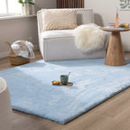 Soft High Pile Rug - Comfy Supreme Light Blue