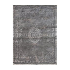 Vintage Floor Rug - Fading World Medallion Grey 9148
