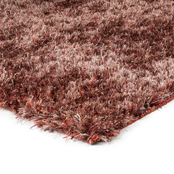 Shaggy floor rug - New Paulo Pink 307