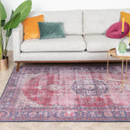 Vintage Rug - Estate Medallion Burgundy