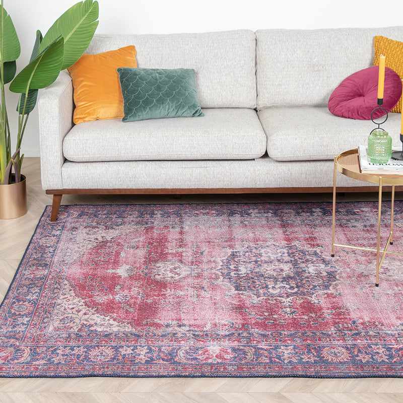Vintage Rug - Estate Medallion Burgundy