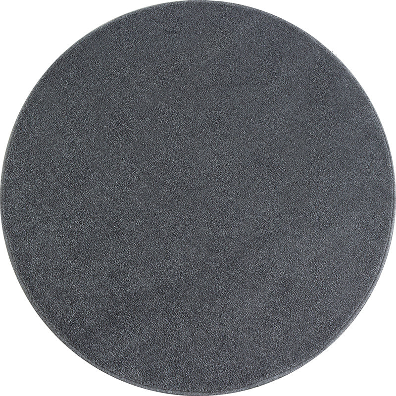Round low-pile floor rug - Asa Light Gray