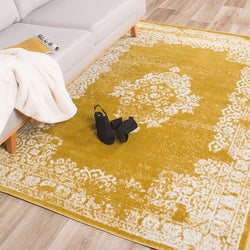 Vintage Rug - Adore Medallion Yellow
