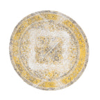 Round Vintage Rug - Admire Yellow