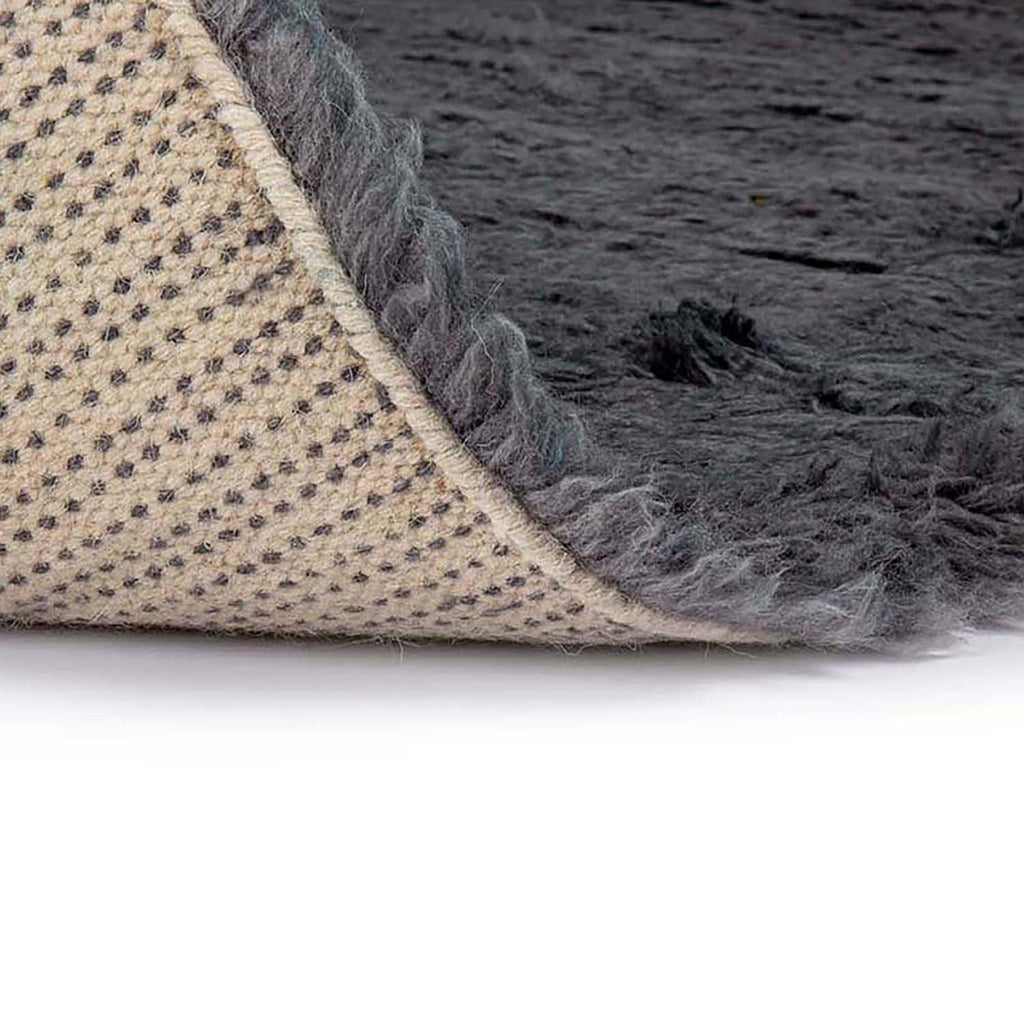 Wool floor rug custom made - Merano Anthracite 013