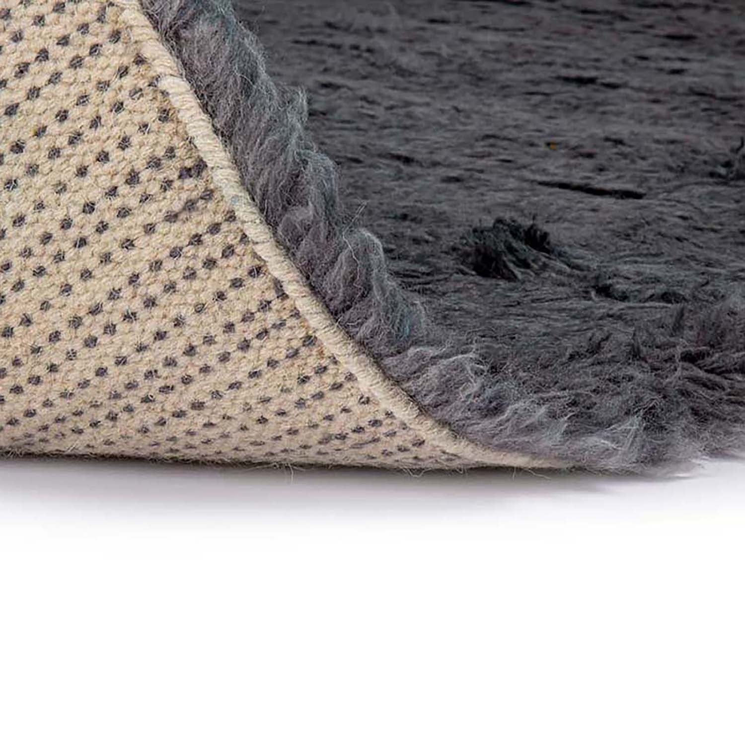 Wool floor rug custom made - Merano Anthracite 013