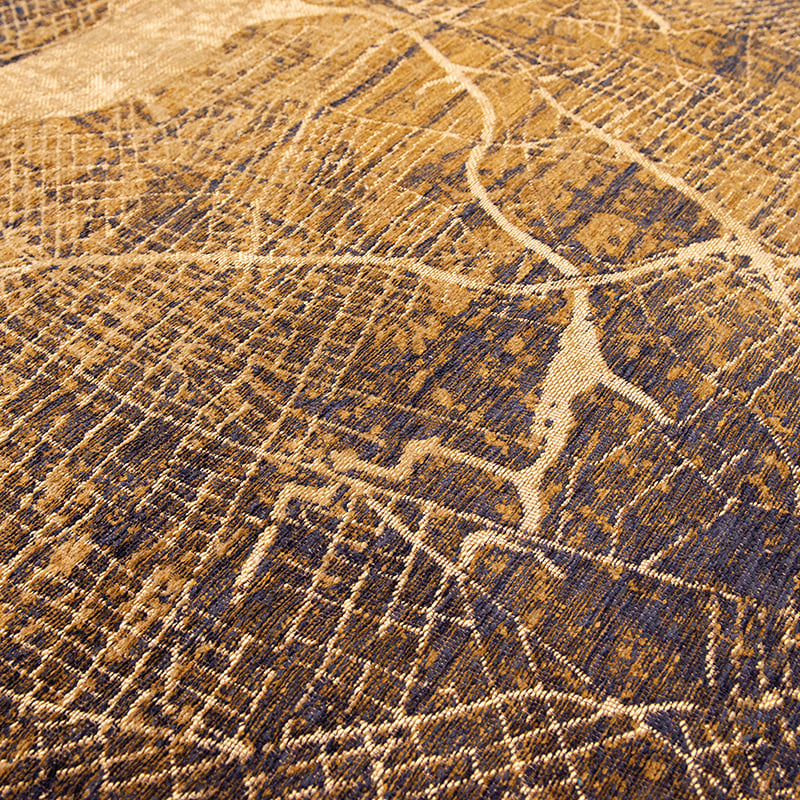 Round Graphic floor rug - Cities New York 9315