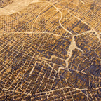Round Graphic floor rug - Cities New York 9315