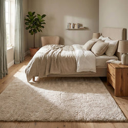 Washable High Pile Rug - Ziggy Cream