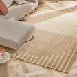 Modern wool floor rug - Fano Beige