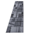 Modern Hallway Runner - Jena Black 9260
