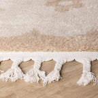 Washable children's rug - Moos Flower Creme