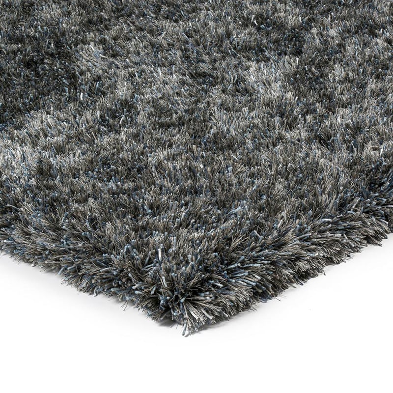 Shaggy floor rug custom made - New Paulo Anthracite 211