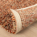 High Pile Wool Rug - Elin Red/Terra