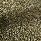 Round High-Pile Rug – Wish Green