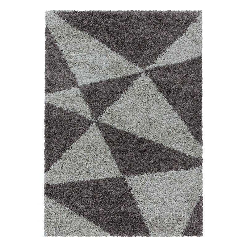 High pile floor rug - Tuggy Taupe
