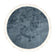 Round High Pile Rug - Lofty Fringe Blue