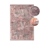 Abstract floor rug - Elitha Pink