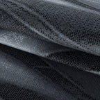 Modern Floor Rug - Streaky Current Black/Gray