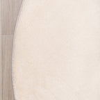 Round Washable Rug - Vivid Beige