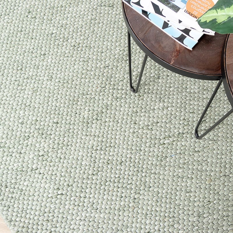 Wool Rug - Melange Mint