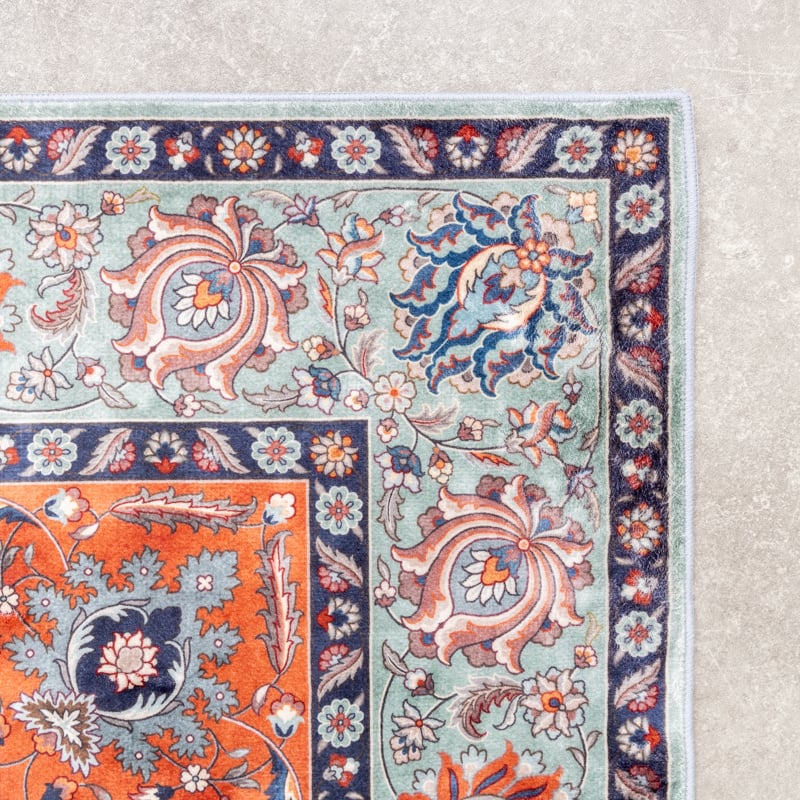 Vintage Rug - Imagine Medallion Green