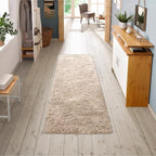 High Pile Runner - Solid Beige