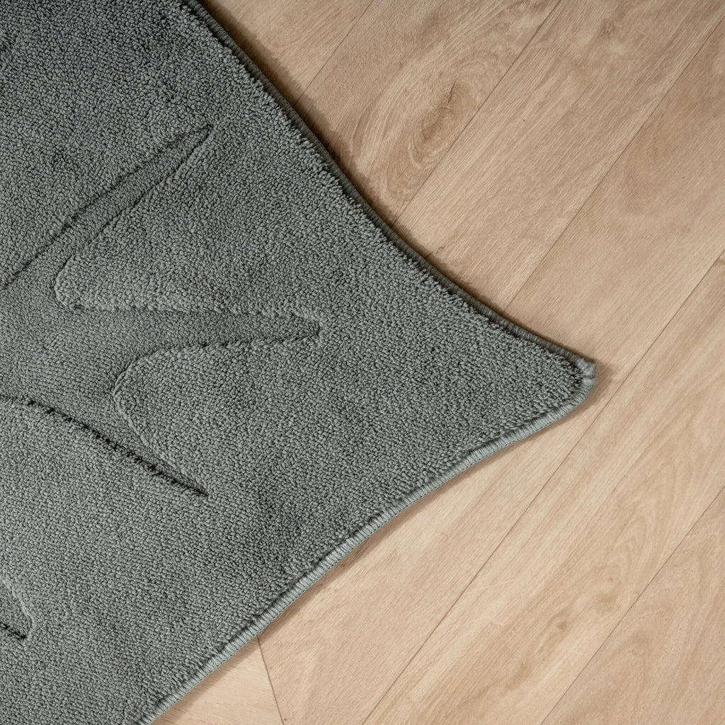 Washable Children’s Floor Rug – Coco Leaf Dark Green