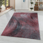 Modern floor rug - Optimism Breeze Red