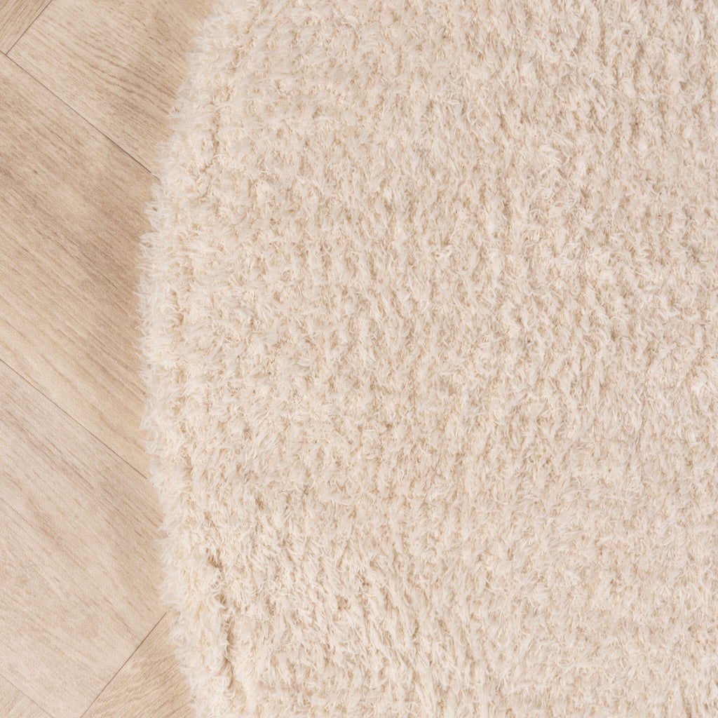Soft organic rug - Teddy Creme