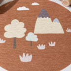 Car Play Rug - Rocky Ride Terracotta