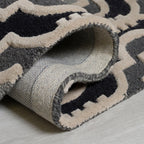 Wool floor rug - Morino Amira Grey
