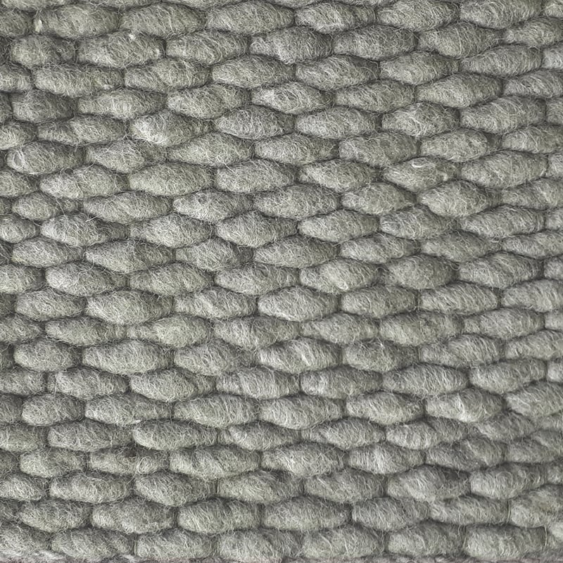 Wool floor rug - Genua Green/Grey 456