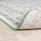 Vintage Outdoor Rug - Victoria Aztec Green