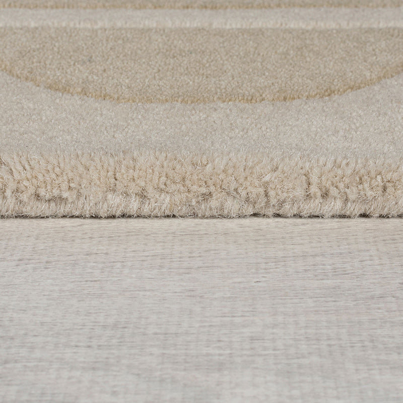 Modern floor rug - Scallo Lois Sand